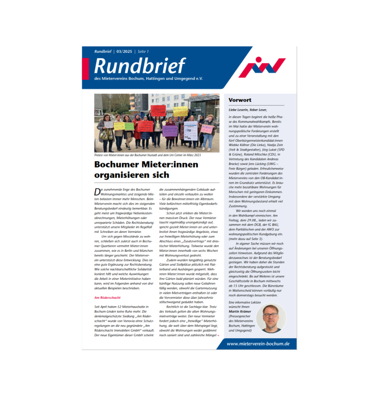 Cover Rundbrief 6